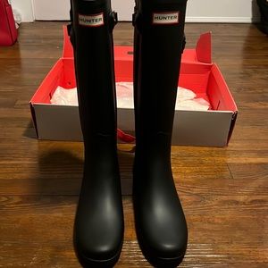 Hunter Original Refined Back Strap Boots